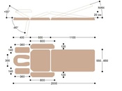 Массажный стол c электроприводом Heliox X103