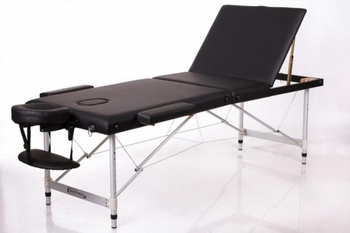 Складной массажный стол restpro alu3 black